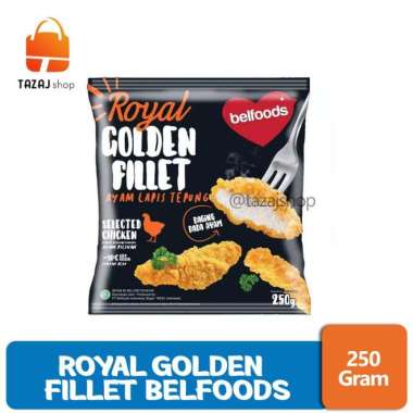 Promo Harga Belfoods Royal Nugget Golden Fillet 250 gr - Blibli