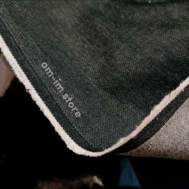 Kain Soft Jeans 5 oz Navy per 1.25 m Bahan Kemeja, dress, tunik, tangtop, rok, span, blazer, celana 