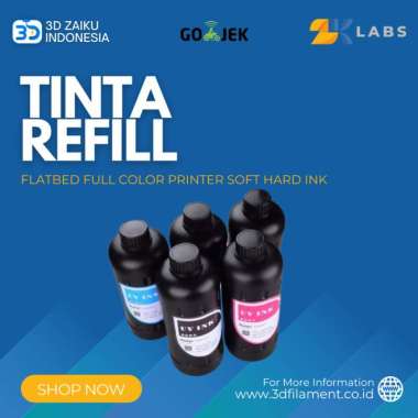 ZKLABS TINTA REFILL UV LED FLATBED FULL COLOR PRINTER SOFT HARD INK Hard Magenta