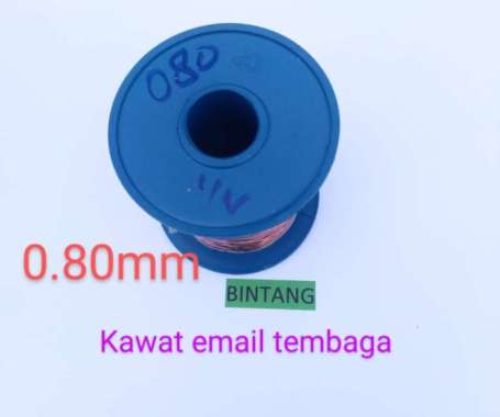 KAWAT TRAFO KAWAT TEMBAGA EMAIL UKURAN REQUEST 500GR 0.80