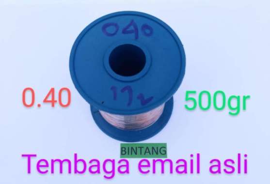 KAWAT TRAFO KAWAT TEMBAGA EMAIL UKURAN REQUEST 500GR 0.40