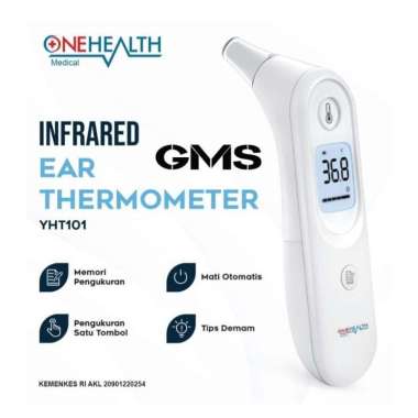 Thermometer Infrared Ear Onehealth / Termometer Digital Telinga