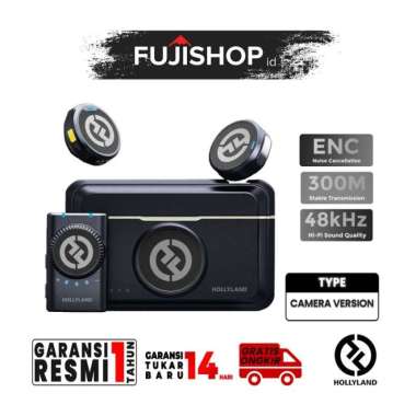 Hollyland Lark M2 Wireless Lavalier Microphone Garansi Resmi Lightning Port