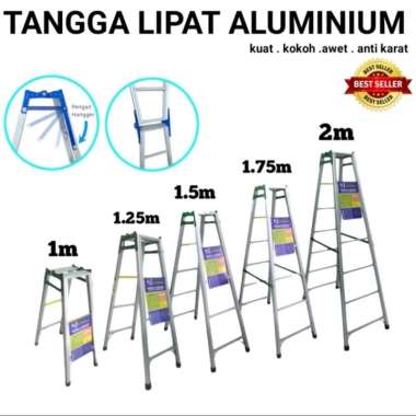 Tangga Lipat Aluminium 2m
