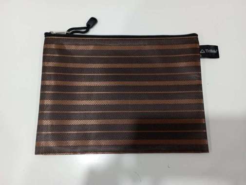 Map Kain / Hand Bag / Zipper Bag Trifelo TF-533 Resleting A5 Coklat
