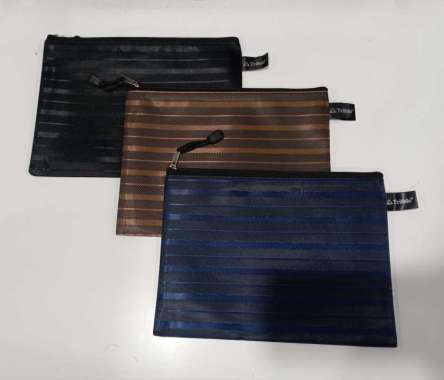 Map Kain / Hand Bag / Zipper Bag Trifelo TF-533 Resleting A5 Random