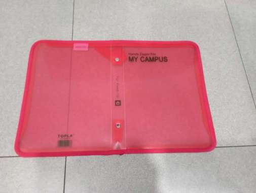 Map Ziper / Zipper / Sleting A5 Topla HZF-999 Merah