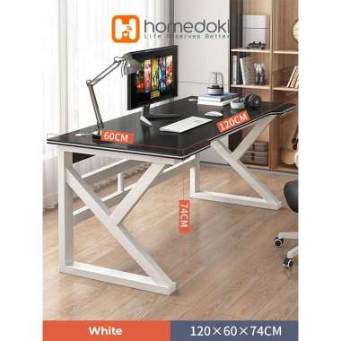 Homedoki Meja Komputer / Gaming Table/ Meja Belajar / Meja Kerja / Meja PC / Meja Laptop /Meja Gamin