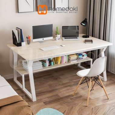 Homedoki Meja Komputer / Gaming Table/ Meja Belajar / Meja Kerja / Meja PC / Meja Laptop /Meja Gamin