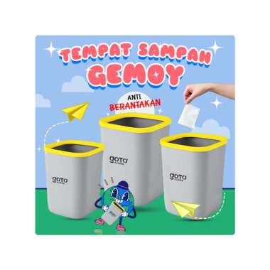 Goto Ecogo Tempat Tong Keranjang Kotak Sampah Mini Besar Aesthetic BIG