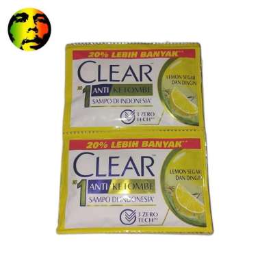 Clear shampoo anti ketombe lemon 6x9ml