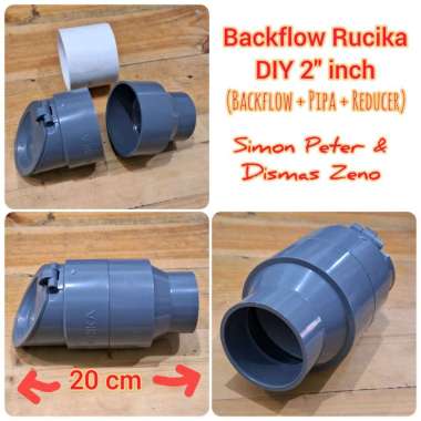 Backflow Rucika DIY 2" inch Anti Tikus Kecoa Reptil dll