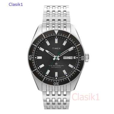 Original 100%!! Jam Tangan Pria TIMEX The Waterbury Dive TW2V24900 AUTOMATIC garansi Resmi 1 Tahun