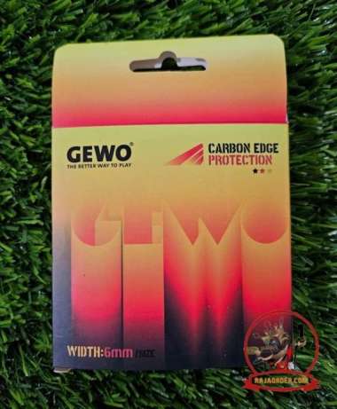 GEWO Side Tape - Pingpong Tenis Meja Bat Bet HITAM KUNING