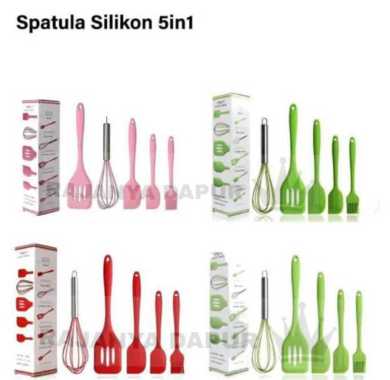 Sutil silikon 5 in 1 - spatula 5 in 1 - spatula set