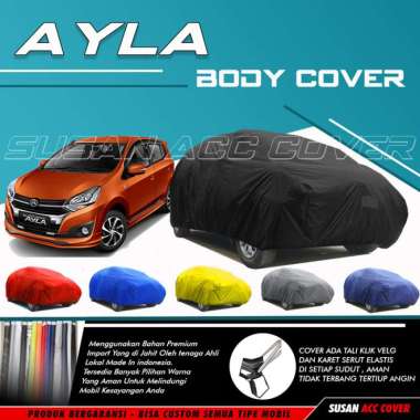 Agya Body Cover Mobil Agya sarung mobil agya warna termurah ayla Kuning
