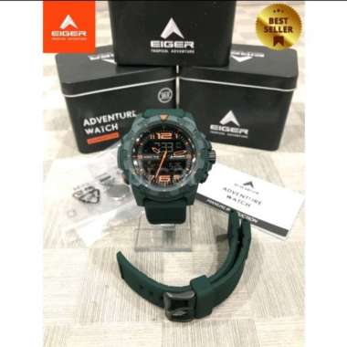 Jam Tangan Eiger Baitou - Jam Tangan Pria - Original Hijau