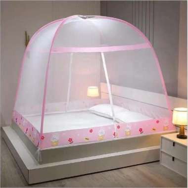 Kelambu Lipat Kelambu tidur atau kelambu tidur Portable 120x200 180x2 Murah kelinci 120*200CM