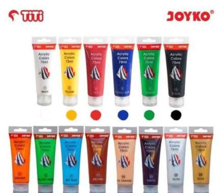 Cat Acrylic 75 ml / Cat Titi Joyko Hitam