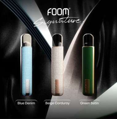Foom X Pod Signature Series 600mAh Pods Kit Vape Vapor BLACKOUT