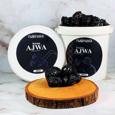 Kurma Ajwa Ember 850 gram - Kurma Ajwa Madinah - Kurma Ajwa Premium