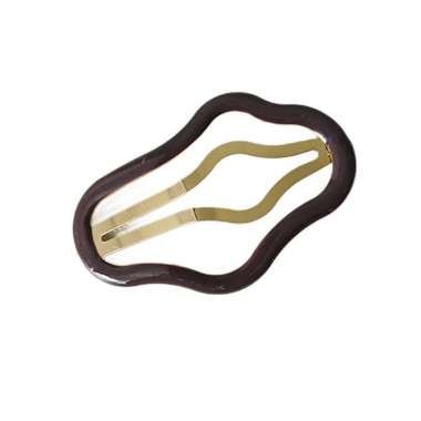 OEM ONE-C1031 Jepit Rambut Tiptop Besar Motif Awan Glossy / Jepit Rambut Wanita Tiptop Geometris Cli