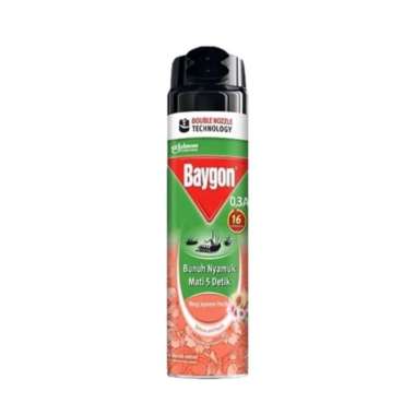 Promo Harga Baygon Insektisida Spray Japanese Peach 600 ml - Blibli
