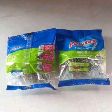 Sabut kawat stainless polytex sikat cuci piring alat masak harga 1 pcs