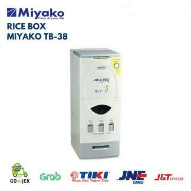 MIYAKO RICE BOX TB-38 / TEMPAT BERAS MIYAKO 38 kg / DISPENSER BERAS TB38 / PENYIMPAN BERAS ANTI KUTU