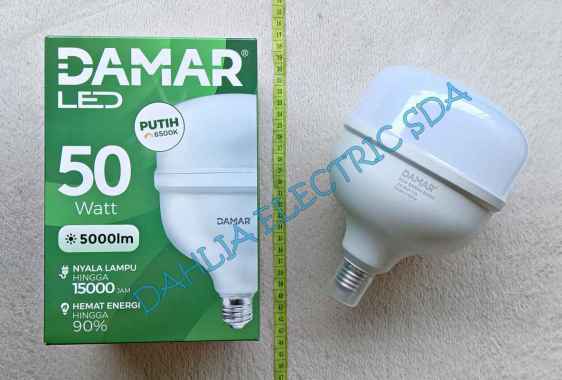 LAMPU LED 50W DAMAR 6500K PUTIH