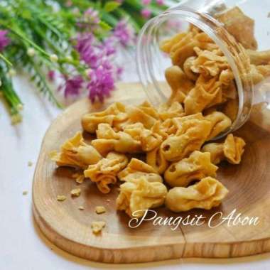 [500GRAM] Camilan Pangsit Isi Abon - 1/2KG / Cumi Pangsit Gurih Renyah
