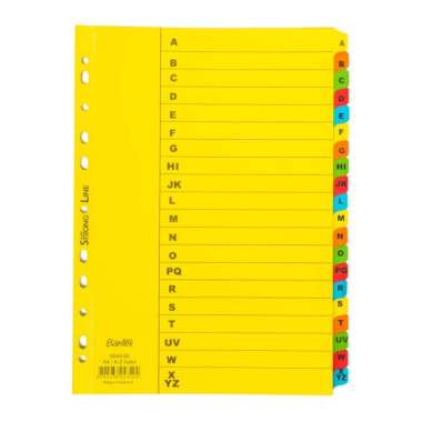 Bantex Cardboard Divider Indexes / Pembatas Binder / Penyekat Ordner A4 (A-Z)