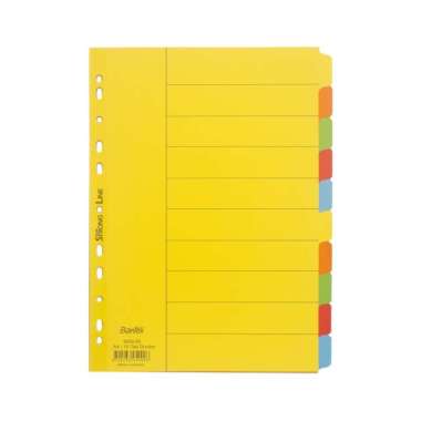 Bantex Cardboard Divider Indexes / Pembatas Binder / Penyekat Ordner A4 (10 Pages)