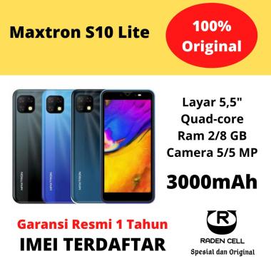 Maxtron S10 Lite Ram 2/8 GB Handphone 4G LTE Murah HP Android 4G Murah Garansi Resmi 1 Tahun