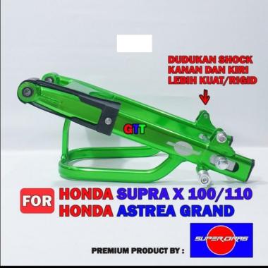 Swing Arm Honda Supra X Lama Dan Astrea Grand Stabilizer Super Drag - GREEN