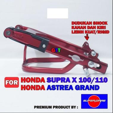 Swing Arm Honda Supra X Lama Dan Astrea Grand Stabilizer Super Drag - RED