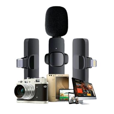 MICROPHONE MIC CLIP WIRELESS PORTABLE USB PC LAPTOP ANDROID