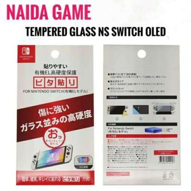 TEMPERED GLASS NINTENDO SWITCH OLED / ANTI GORES NINTENDO SWITCH OLED