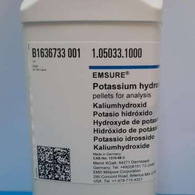 POTASSIUM HYDROXIDE ORIGINAL MERCK 1.0533.1000