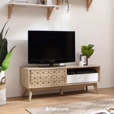 Dekoruma NOMURA Meja TV Kayu Minimalis / Rak TV / Lemari TV