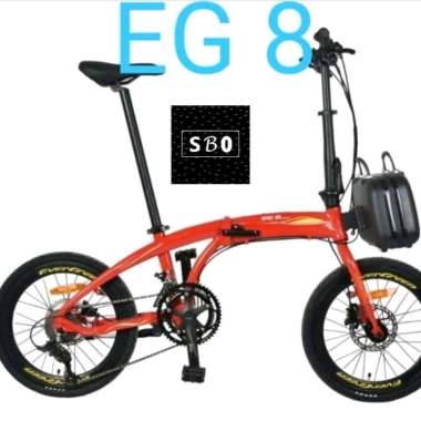 Sepeda Lipat 20 Inch Evergreen Edge EG8 Alloy Terbaru
