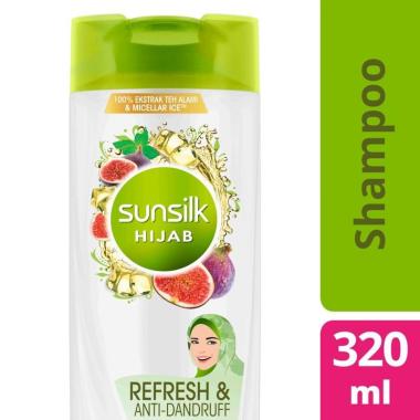 Promo Harga Sunsilk Hijab Shampoo Refresh & Anti Dandruff 320 ml - Blibli