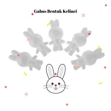 Gabus Kelinci Styrofoam Rabbit