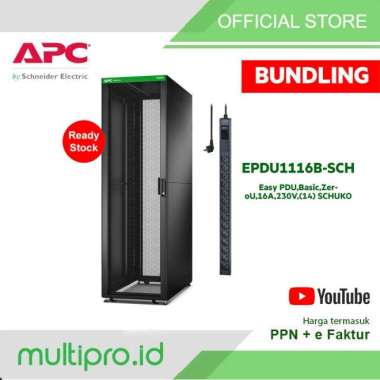 APC Rack Server 42U Easy Rack 600mm 1000mm ER6202 + PDU 16A