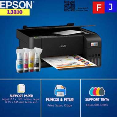 PRINTER EPSON L3210 L 3210 PENGGANTI L3110 PRINT SCAN COPY GARANSI