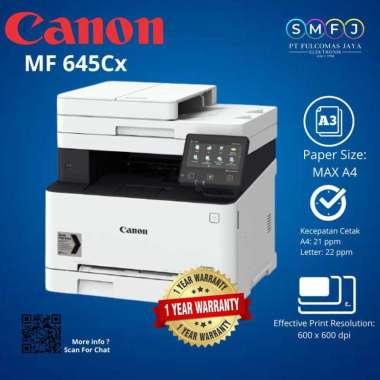 Printer Canon ImageCLASS MF645Cx LaserJet Warna MF 645cx