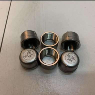 Dop / End cap / Tutup drat dalam stainless 304 3/4" inch