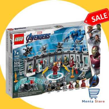 LEGO Marvel Avengers 76125 Iron Man Hall of Armor Lab Ironman Suits