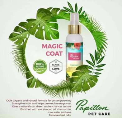 Pet Spray Perawatan Papillon Magic Coat Spray 80Ml