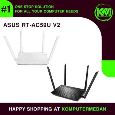ASUS Router AC1500 RT-AC59U V2 (Dual Band, 1 Gigabit WAN, BLACK)